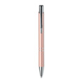 Stylo &agrave; bille en alu recycl&eacute; Beige/Rouge