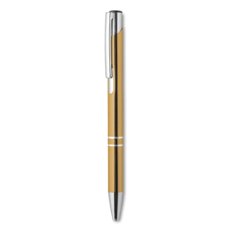 Stylo &agrave; bille en alu recycl&eacute; Or