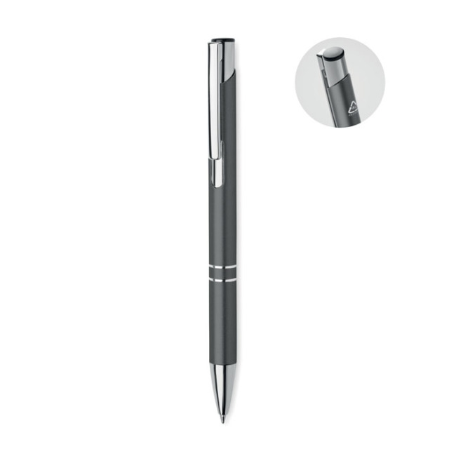 Stylo à bille en alu recyclé Titanium