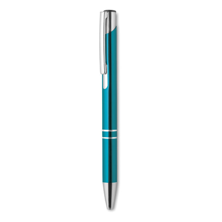 Stylo &agrave; bille en alu recycl&eacute; Turquoise