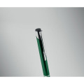 Stylo &agrave; bille en alu recycl&eacute; Vert