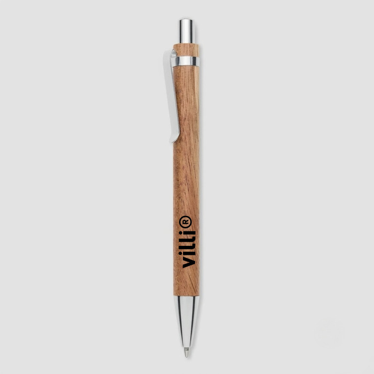 Stylo &agrave; bille en bois d'acacia Bois