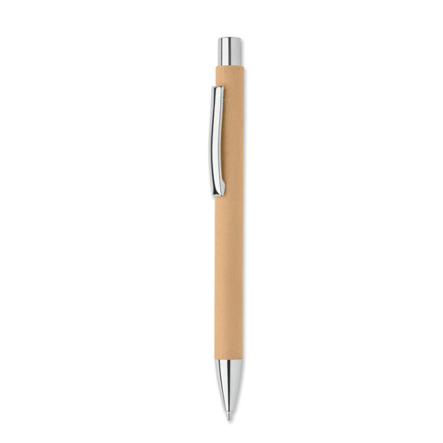 Stylo à bille en papier recyclé Beige