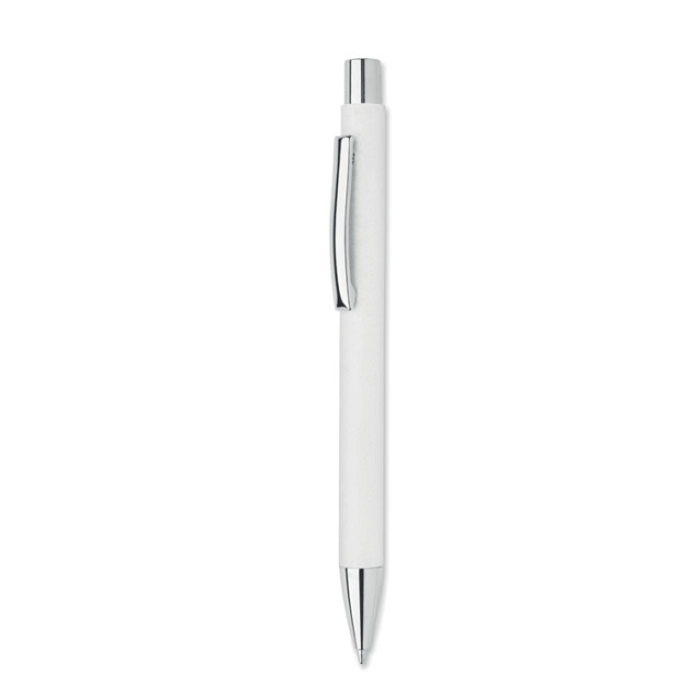 Stylo à bille en papier recyclé Blanc
