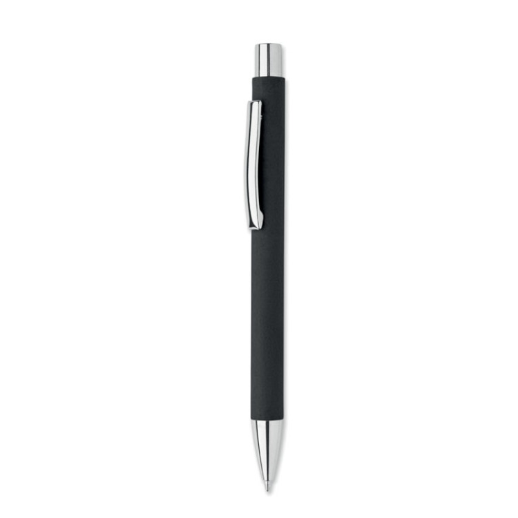 Stylo &agrave; bille en papier recycl&eacute; Noir