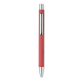 Stylo &agrave; bille en papier recycl&eacute; Rouge