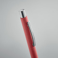 Stylo &agrave; bille en papier recycl&eacute; Rouge
