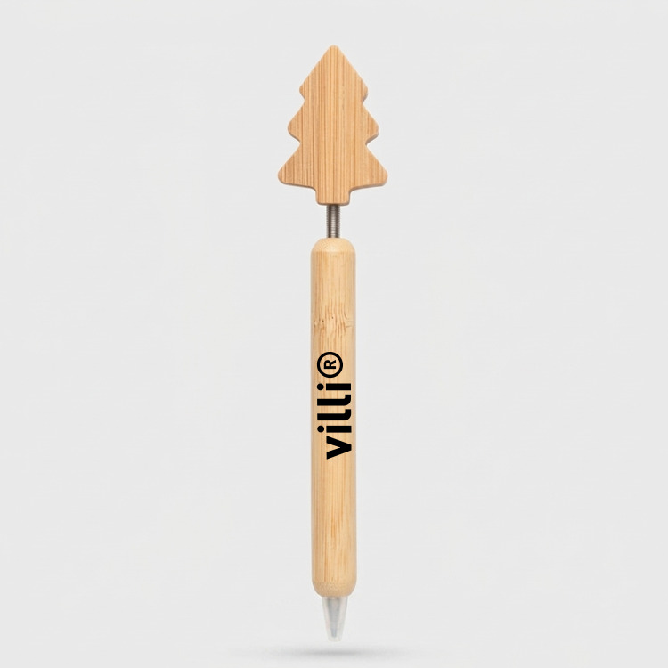 Stylo &agrave; bille sapin en bambou Bois
