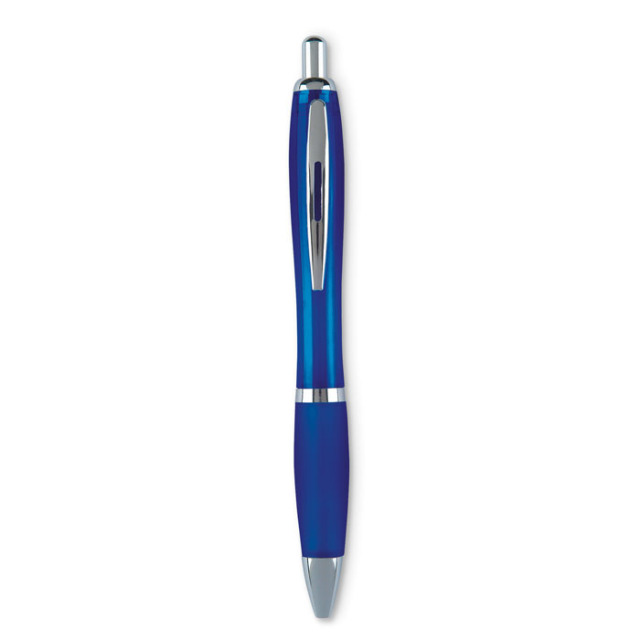 Stylo bille à lencre bleue Bleu Transparent