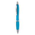 Stylo bille &agrave; l'encre bleue. Turquoise