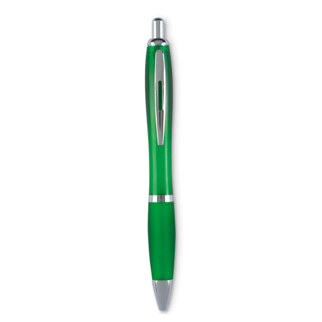 Stylo bille à lencre bleue Vert Transparent