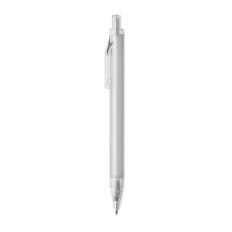 Stylo bille aluminium recycl&eacute; Argent Mat