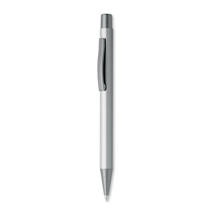 Stylo bille aluminium recycl&eacute; Argent
