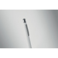 Stylo bille aluminium recycl&eacute; Blanc