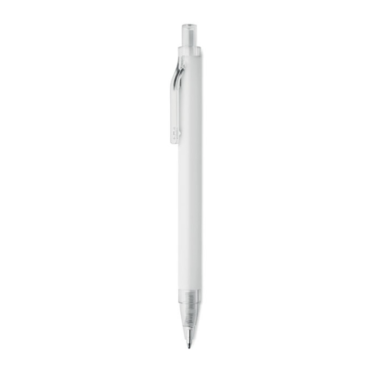 Stylo bille aluminium recycl&eacute; Blanc