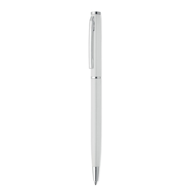 Stylo bille aluminium recyclé Blanc