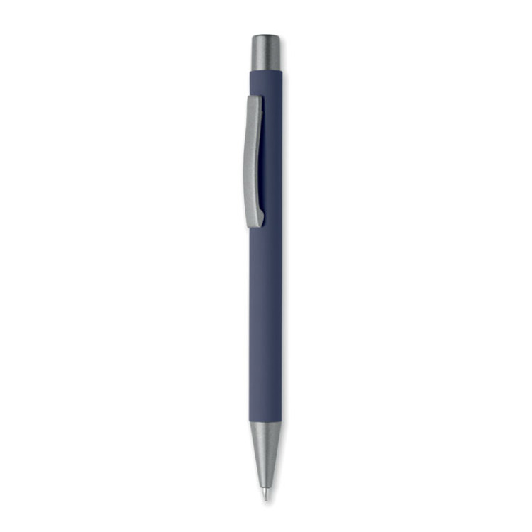 Stylo bille aluminium recycl&eacute; Bleu Marine