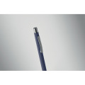 Stylo bille aluminium recycl&eacute; Bleu Marine