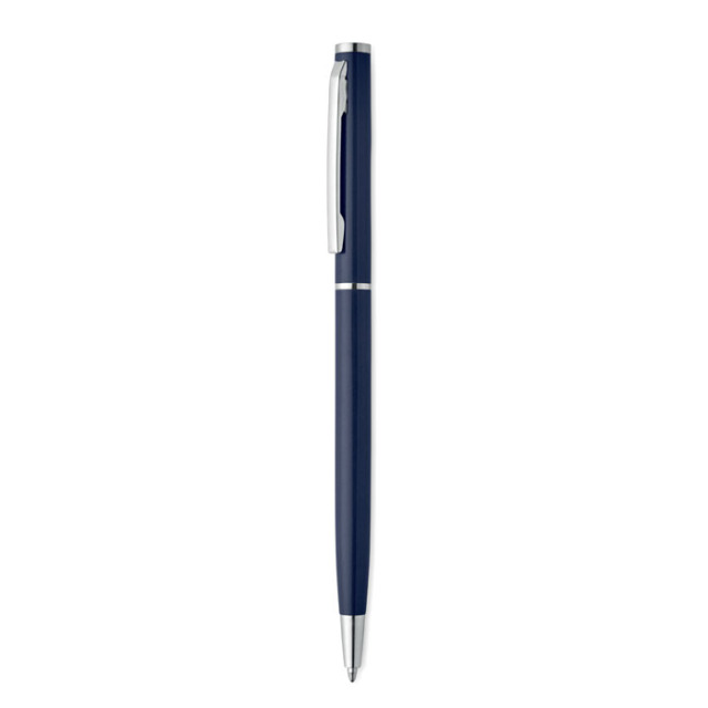 Stylo bille aluminium recyclé Bleu Marine