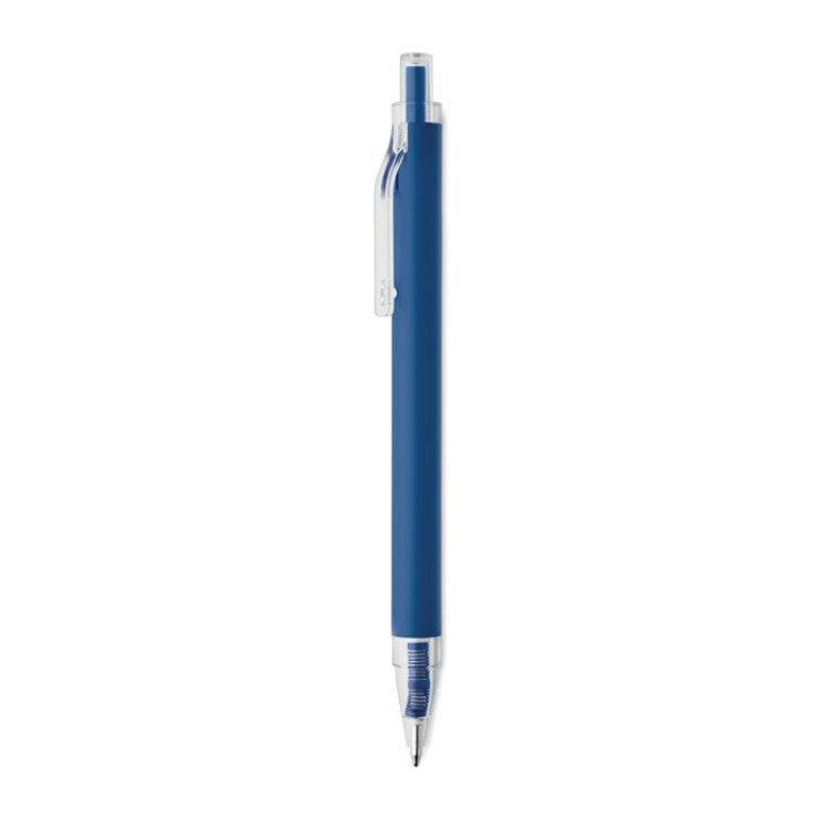 Stylo bille aluminium recycl&eacute; Bleu