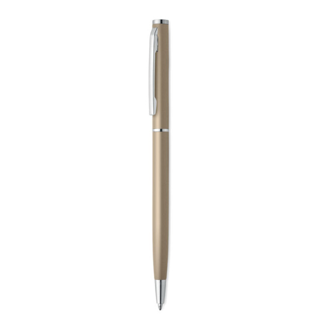 Stylo bille aluminium recyclé Champagne