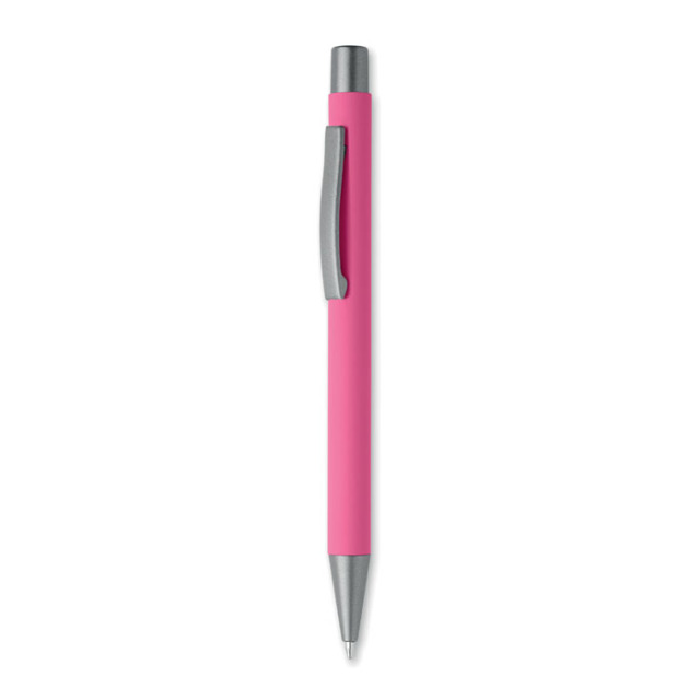 Stylo bille aluminium recyclé Fuchsia