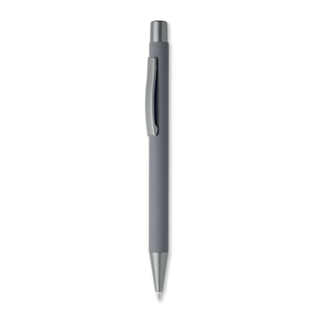 Stylo bille aluminium recyclé Gris Pierre