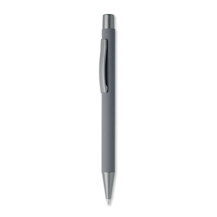 Stylo bille aluminium recycl&eacute; Gris Pierre