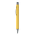 Stylo bille aluminium recycl&eacute; Jaune