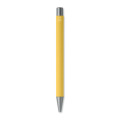 Stylo bille aluminium recycl&eacute; Jaune