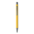 Stylo bille aluminium recycl&eacute; Jaune
