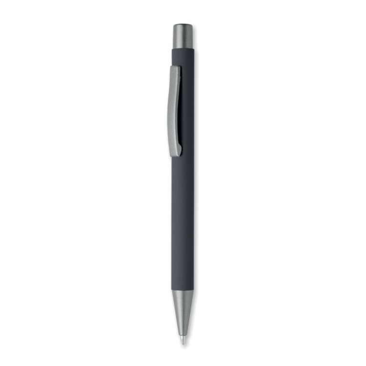 Stylo bille aluminium recycl&eacute; Noir