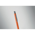 Stylo bille aluminium recycl&eacute; Orange