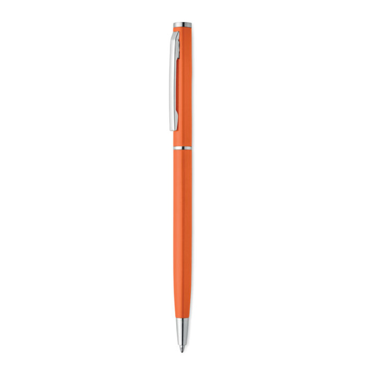 Stylo bille aluminium recycl&eacute; Orange