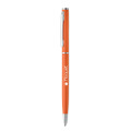 Stylo bille aluminium recycl&eacute; Orange