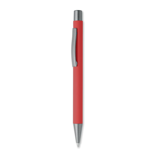 Stylo bille aluminium recyclé Rouge