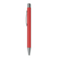 Stylo bille aluminium recycl&eacute; Rouge