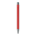 Stylo bille aluminium recycl&eacute; Rouge