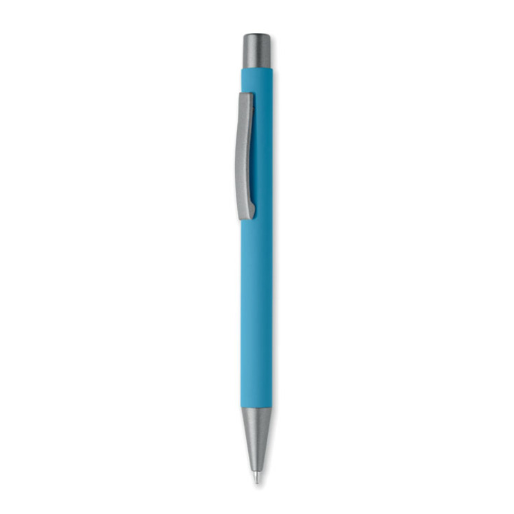 Stylo bille aluminium recycl&eacute; Turquoise