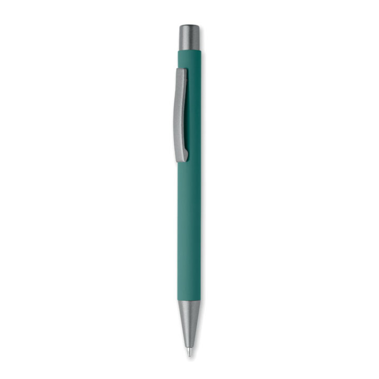 Stylo bille aluminium recycl&eacute; Vert