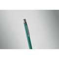 Stylo bille aluminium recycl&eacute; Vert