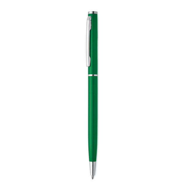 Stylo bille aluminium recyclé Vert