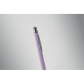 Stylo bille aluminium recycl&eacute; Violet