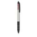 Stylo bille stylet 3 couleurs Argent