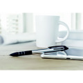 Stylo bille stylet 3 couleurs Argent