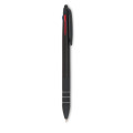 Stylo bille stylet 3 couleurs Noir
