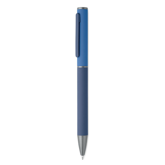 Stylo bille twist en alu recyclé Bleu