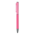 Stylo bille twist en alu recycl&eacute; Fuchsia