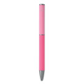 Stylo bille twist en alu recycl&eacute; Fuchsia