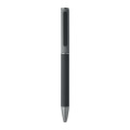 Stylo bille twist en alu recycl&eacute; Noir